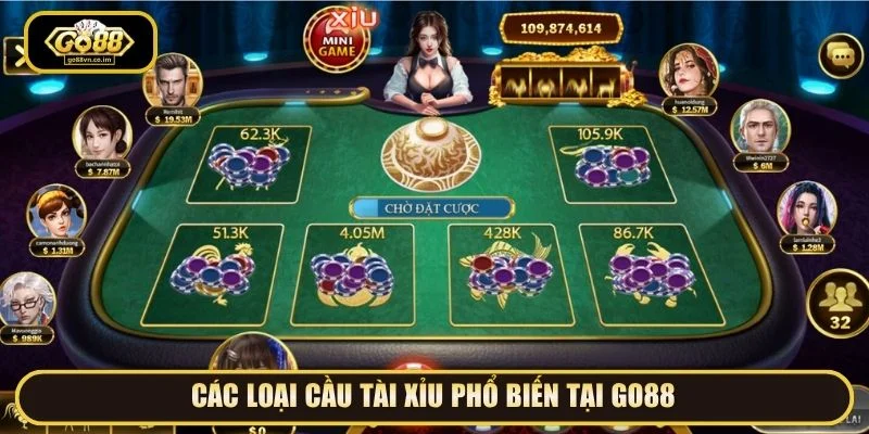 Giới thiệu các loại cầu tài xỉu Go88 phổ biến