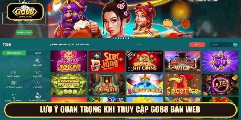 Người chơi cần truy cập đúng đường link chính thức