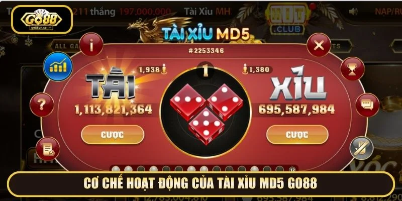 Thông tin về cơ chế hoạt động của tài xỉu MD5
